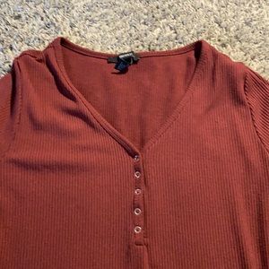 maroon button up dress